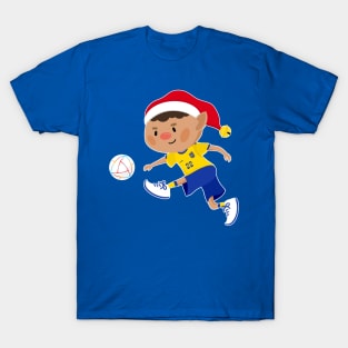 Ecuador football Christmas elf. Football World Cup soccer T-Shirt